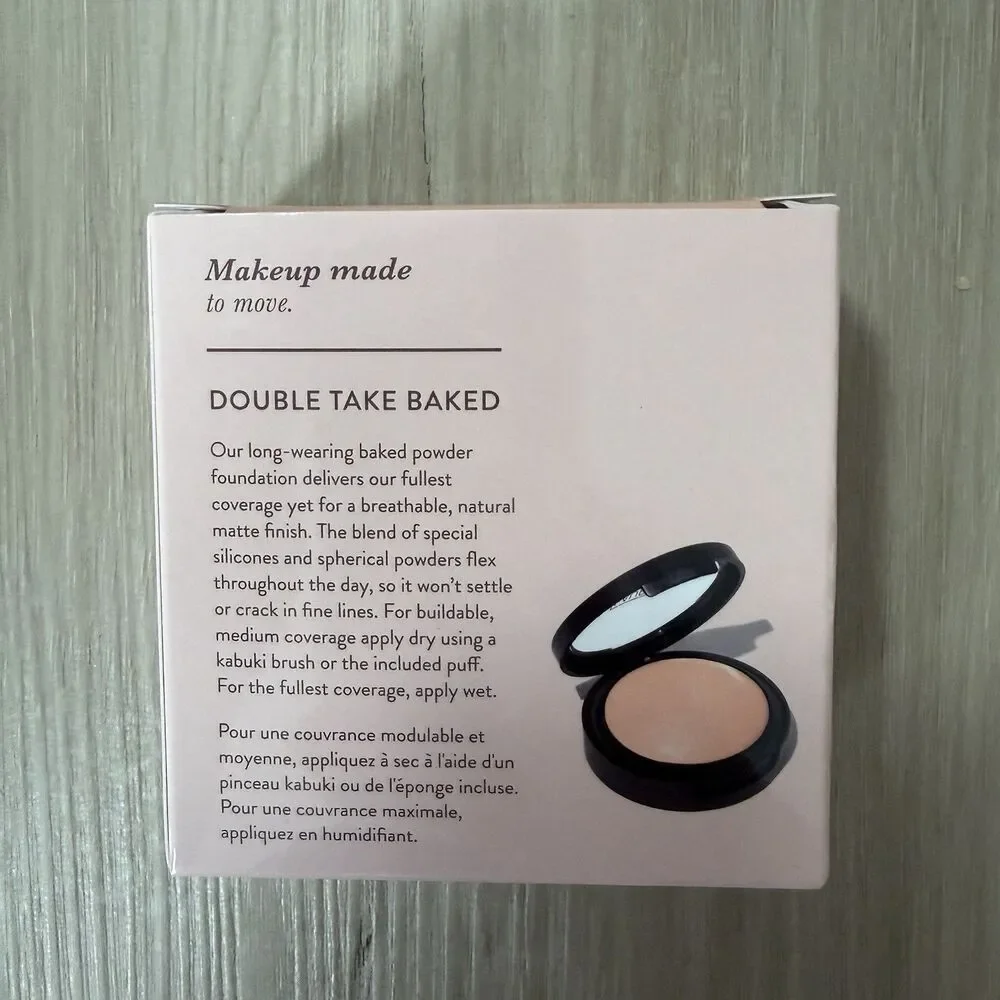 Laura Geller Double Take Baked Versatile Powder Foundation Fair 0.9 oz New